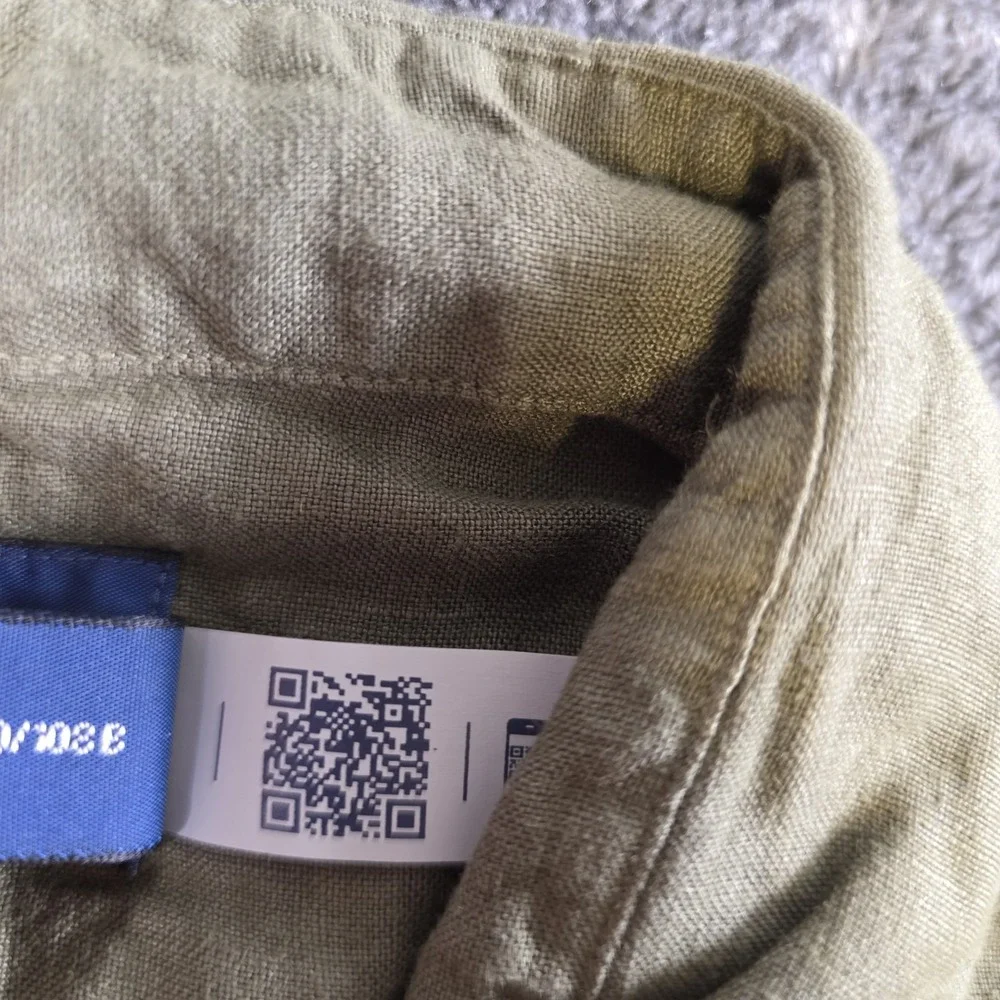 Polo Ralph Lauren Classic Linen Shirt‎ Mens XXL Beach Resort Vacation Boracay